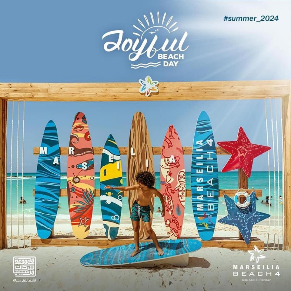 Marseilia Beach 4 - Families Only El Alamein Buitenkant foto